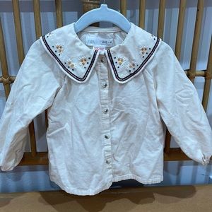 Zara collard button up